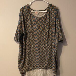 LuLaRoe Multicolor Floral Blouse